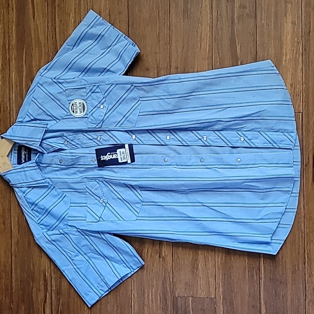 NWT Wranglers Mens szS pearl snap